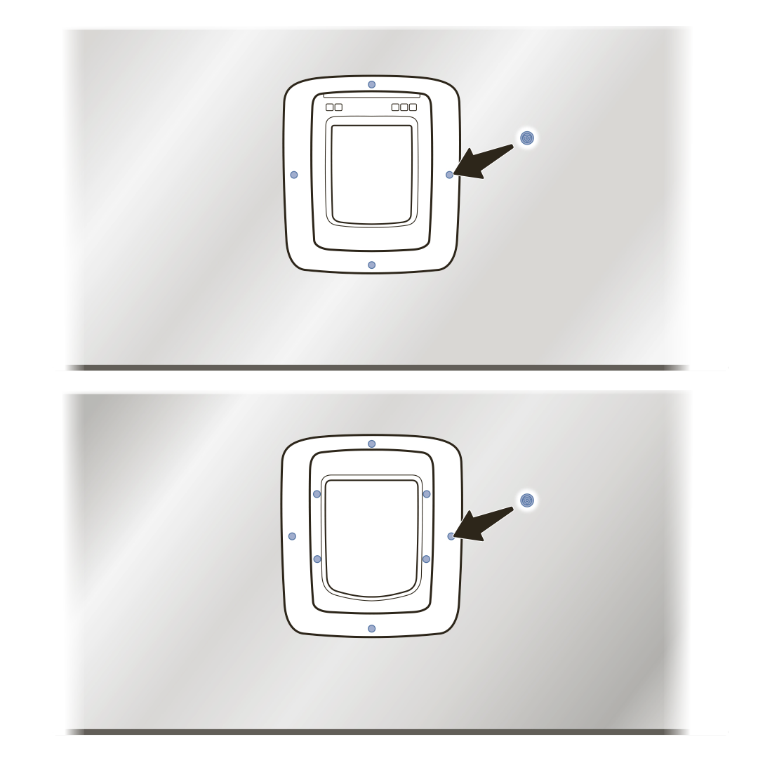 Insert blanking plugs into assembly for glass