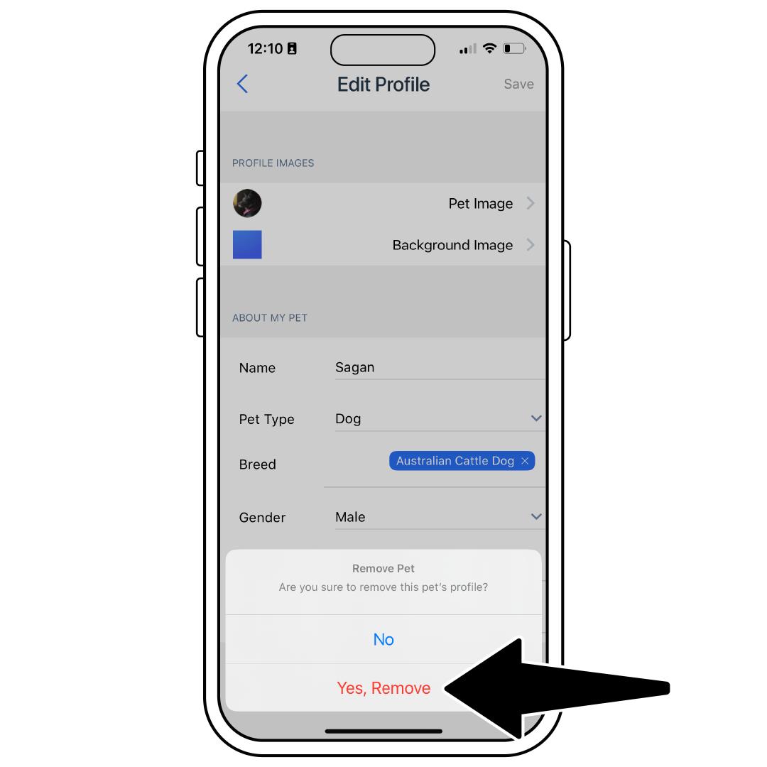 Confirm Remove Pet
