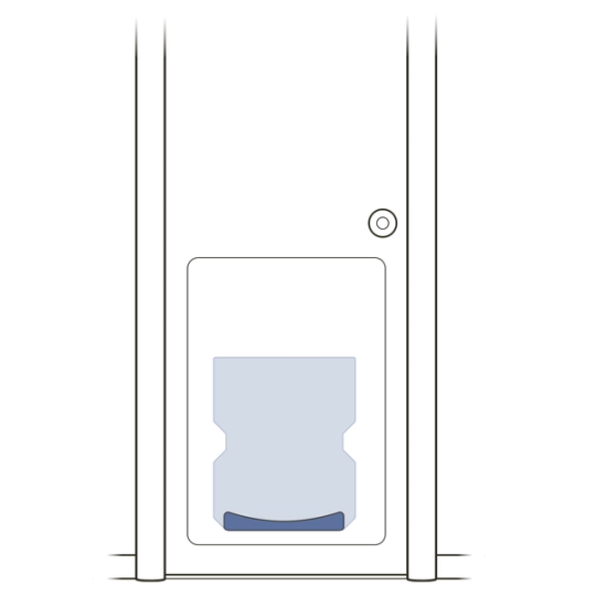 Place foam spacers