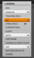 screenshot showing system settings
