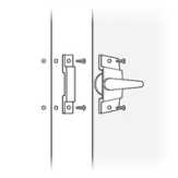 Screw Latches To Door