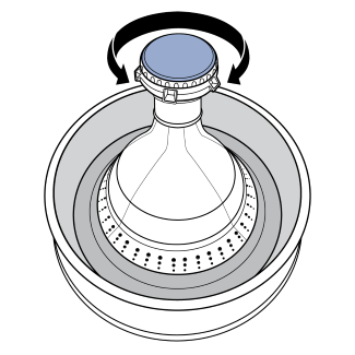 Flow Control Cap Clockwise and Counterclockwise