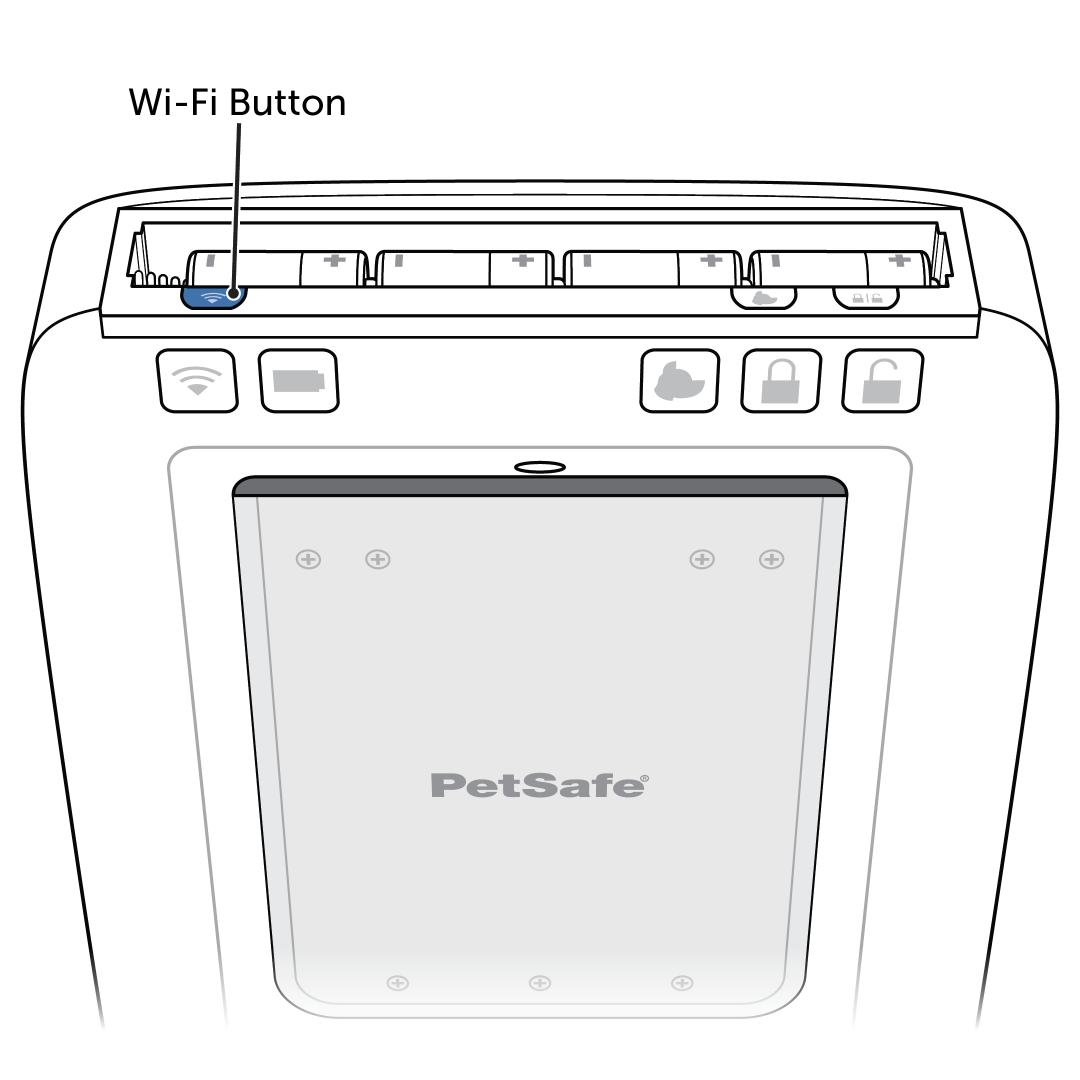 Battery Compartment WiFi Button