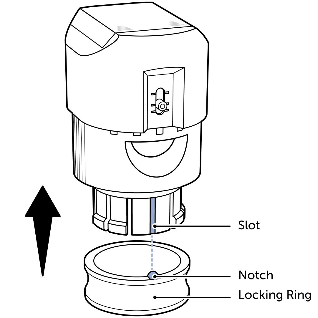 Diagram of spray head