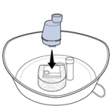Insert Filter Housing into Top of Pump
