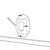 Place Interior Assembled Frame On Wall and Mark Holes