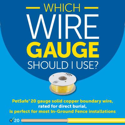 in ground fence wire gauge