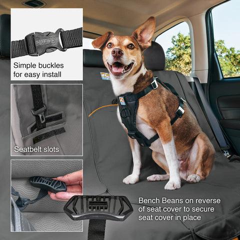 Dog bench seat cover with web-callout-diagram