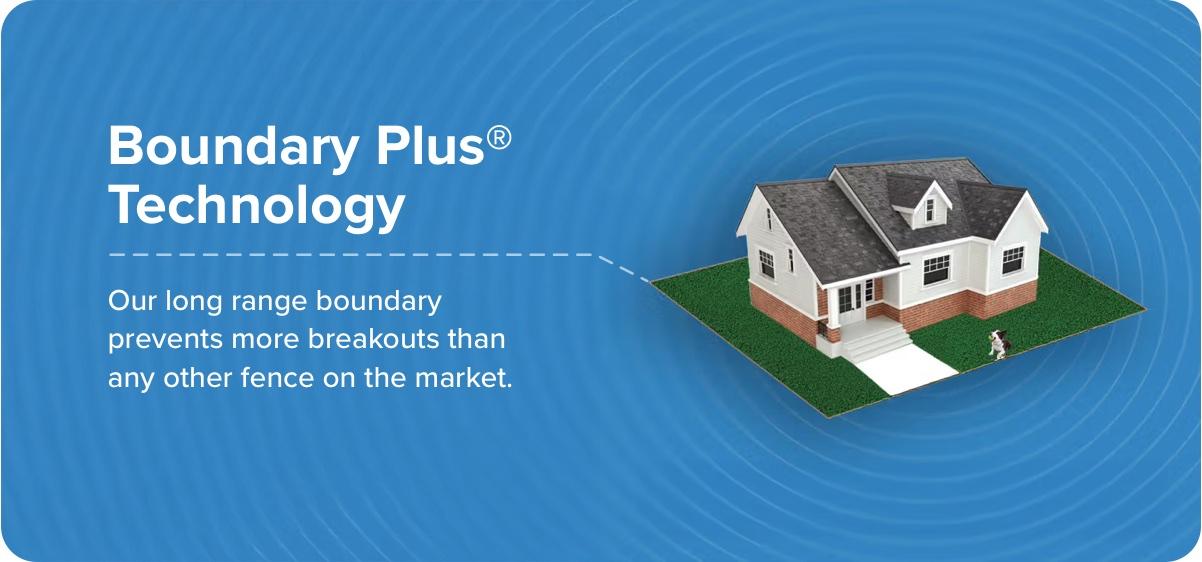 Boundary Plus Technology. Our long range boundary prevents more breakouts than any other fence on the market.