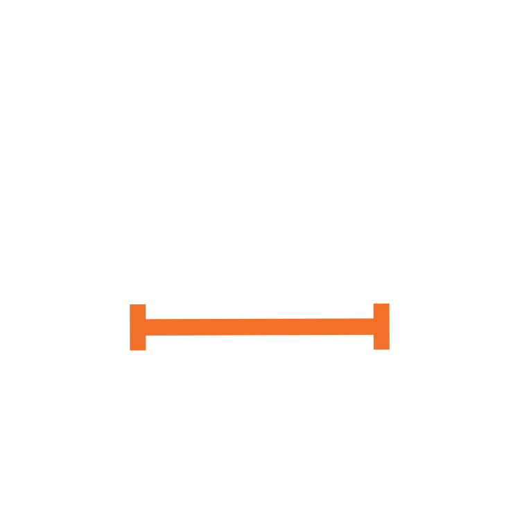 Icon displaying 3/4 Mile Range