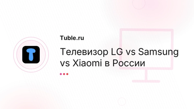 LG vs Samsung vs Xiaomi: какой телевизор выбрать