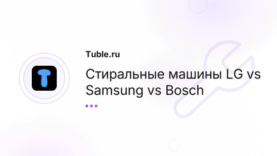 LG vs Samsung vs Bosch: какую стиралку выбрать