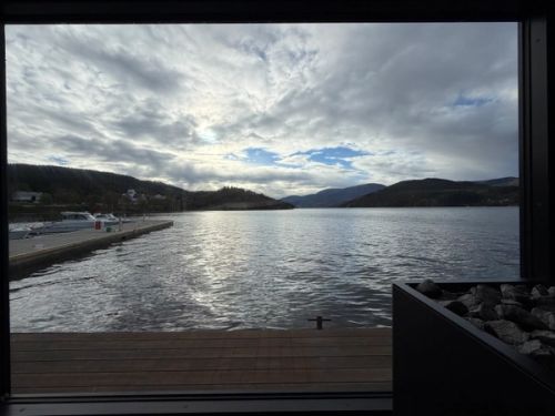 Flott utsikt innover Aursundet
