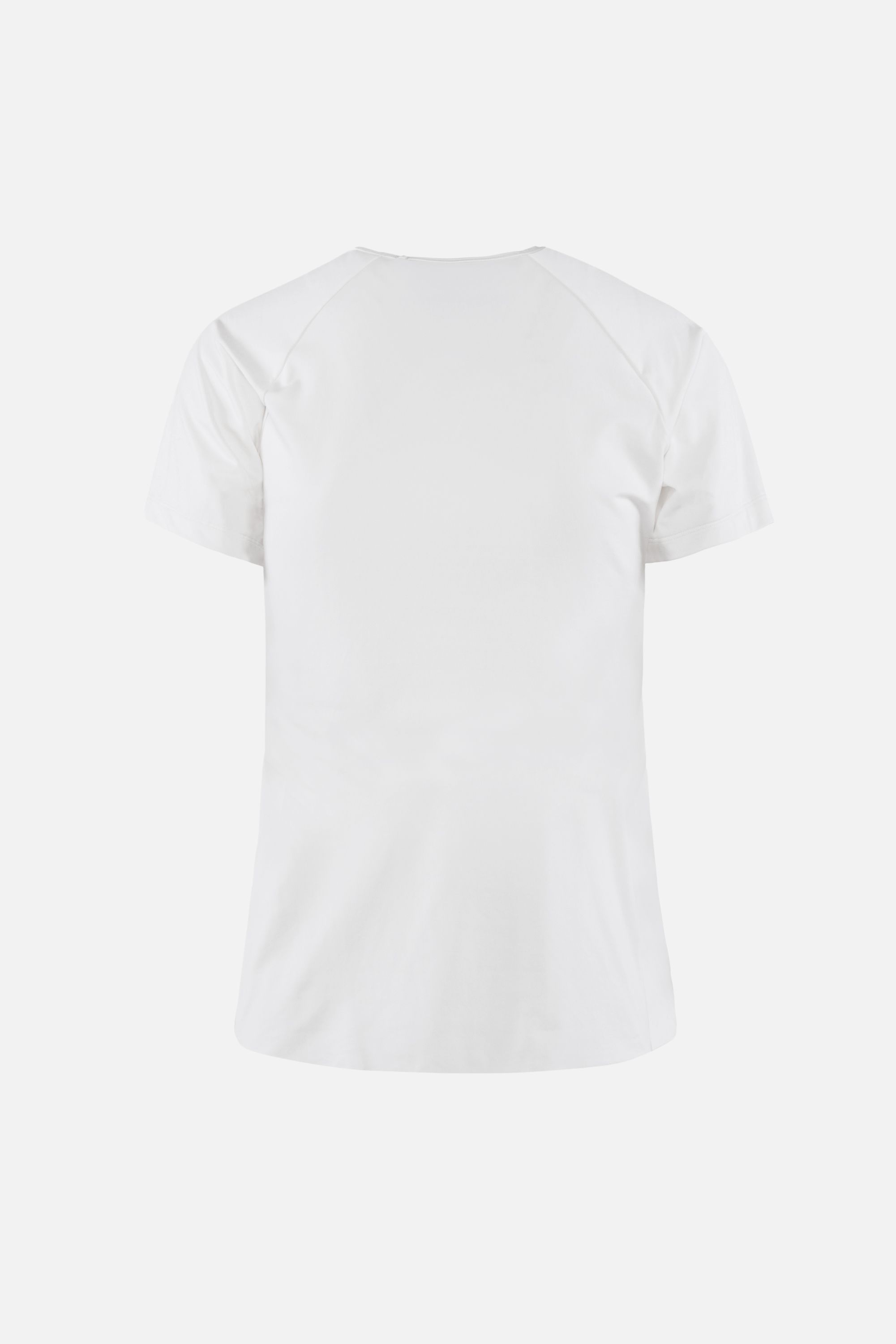 Lightweight Short Sleeve Fitted Tee, White