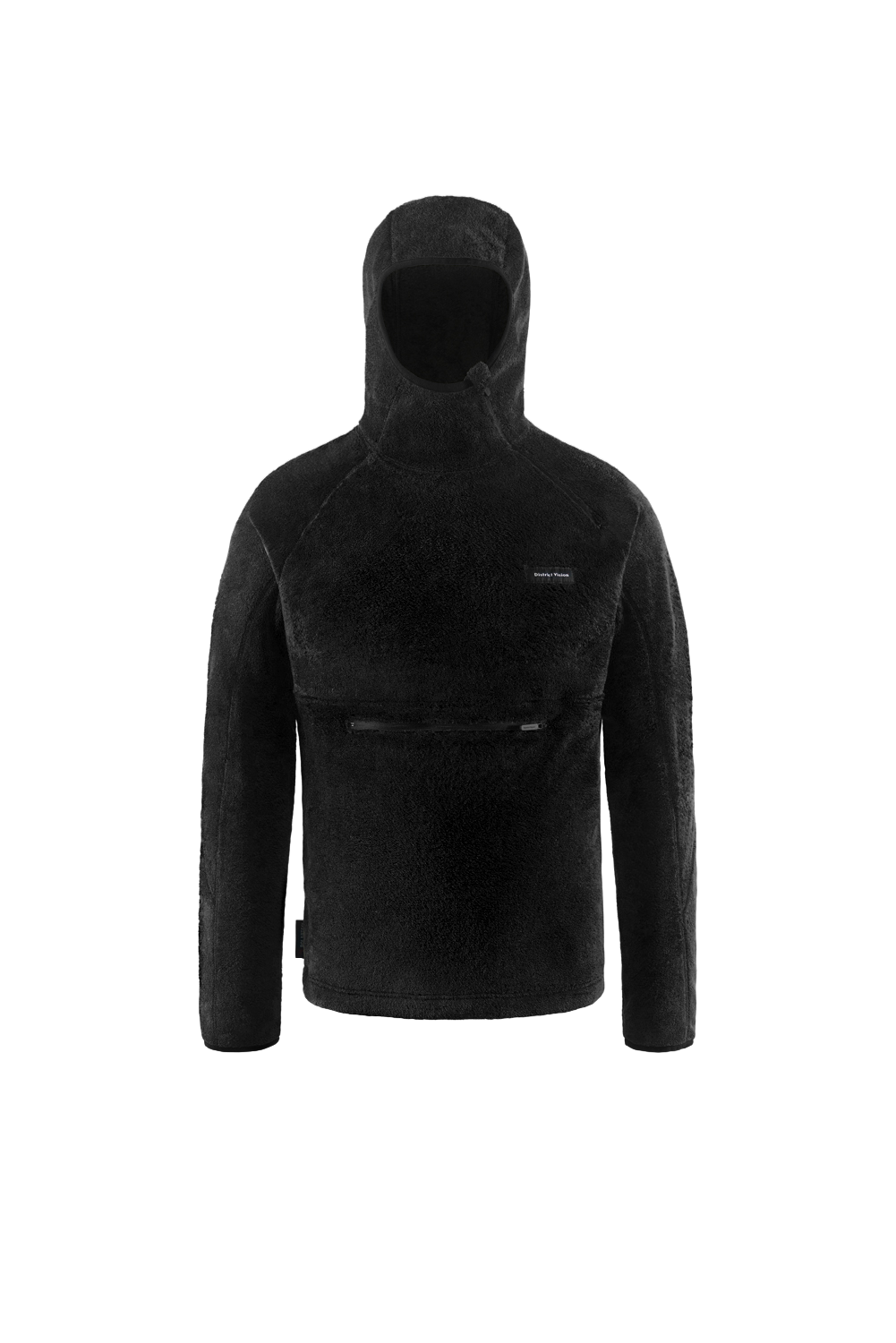 Polartec® Hooded Running Midlayer, Black