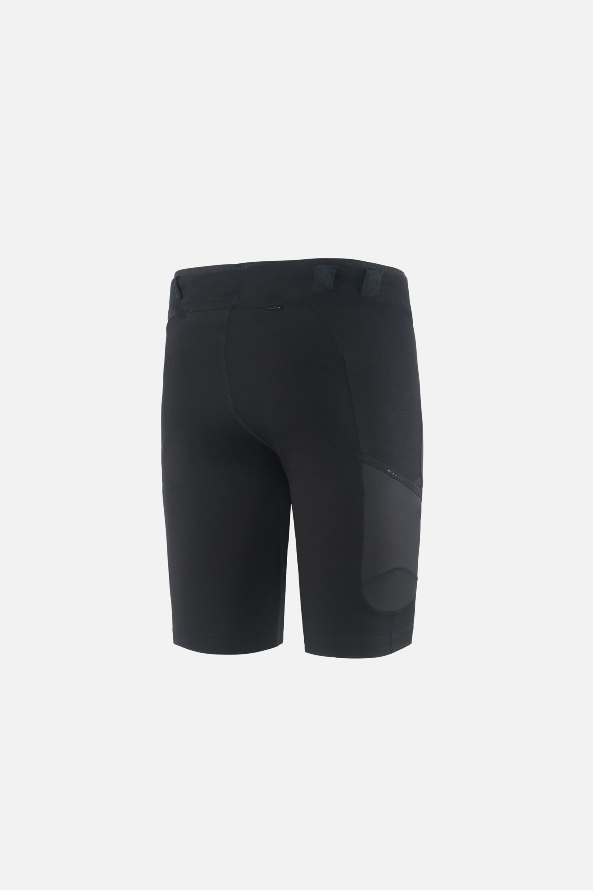 Cargo Compression Half Tights, Black