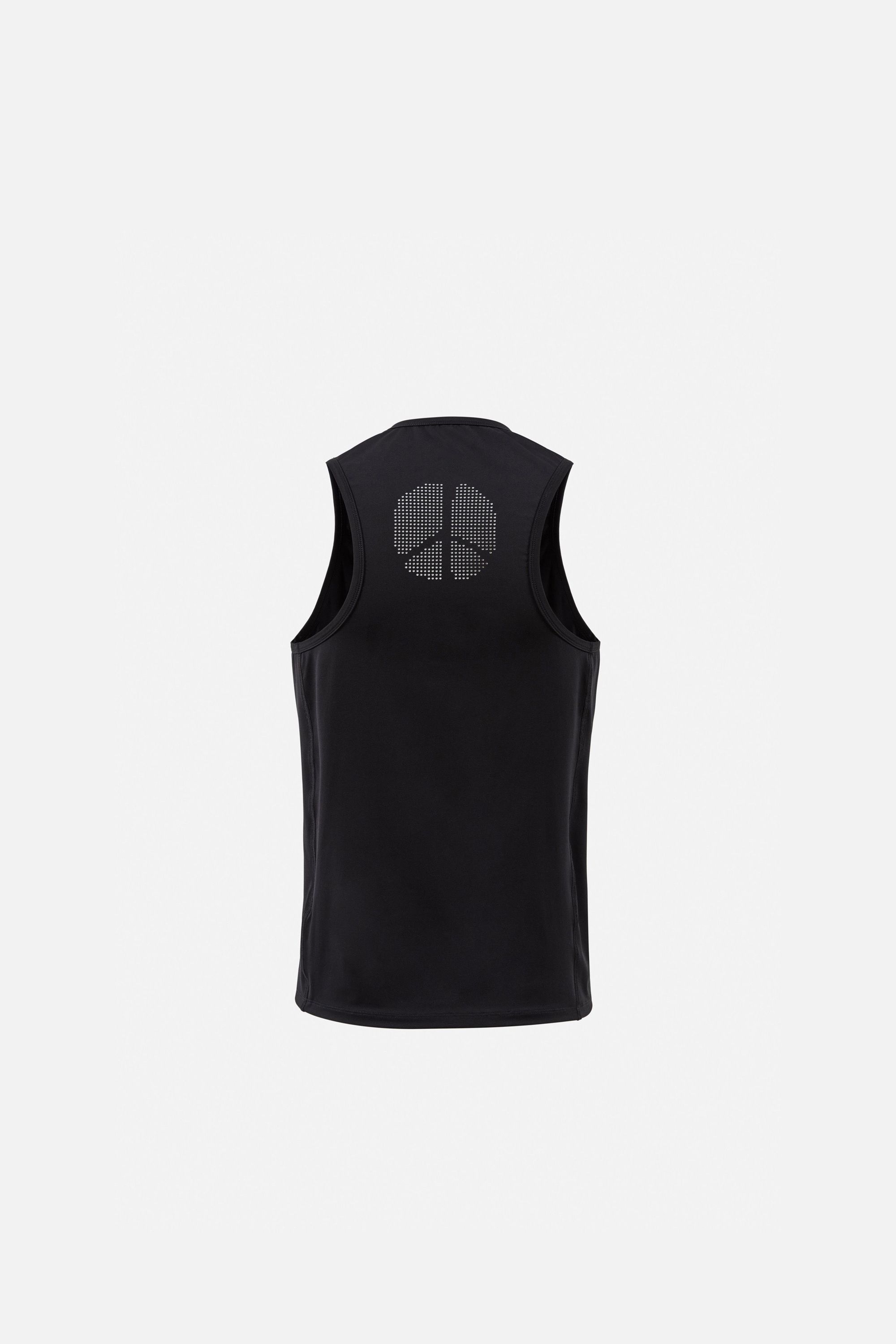 Ultralight Aloe Singlet, Black Wordmark