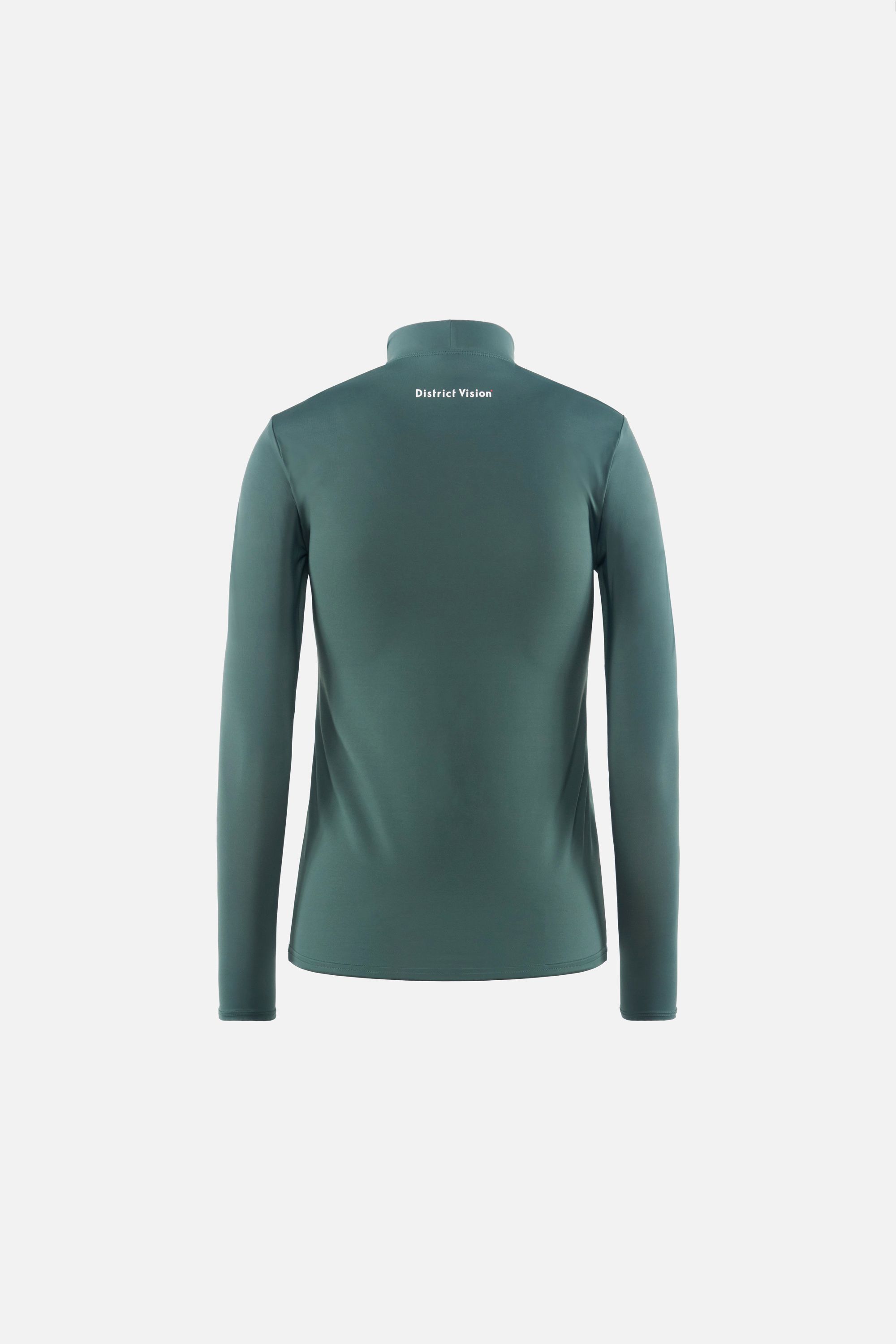 Paneled Long Sleeve Mock Tee, Spruce