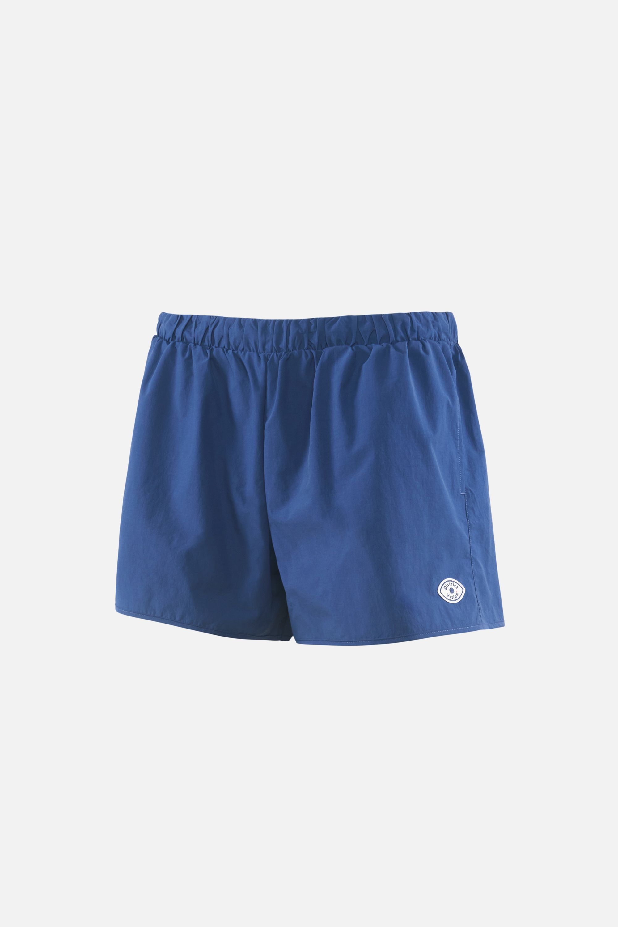 Oversized Recycled Shell Shorts, Navy