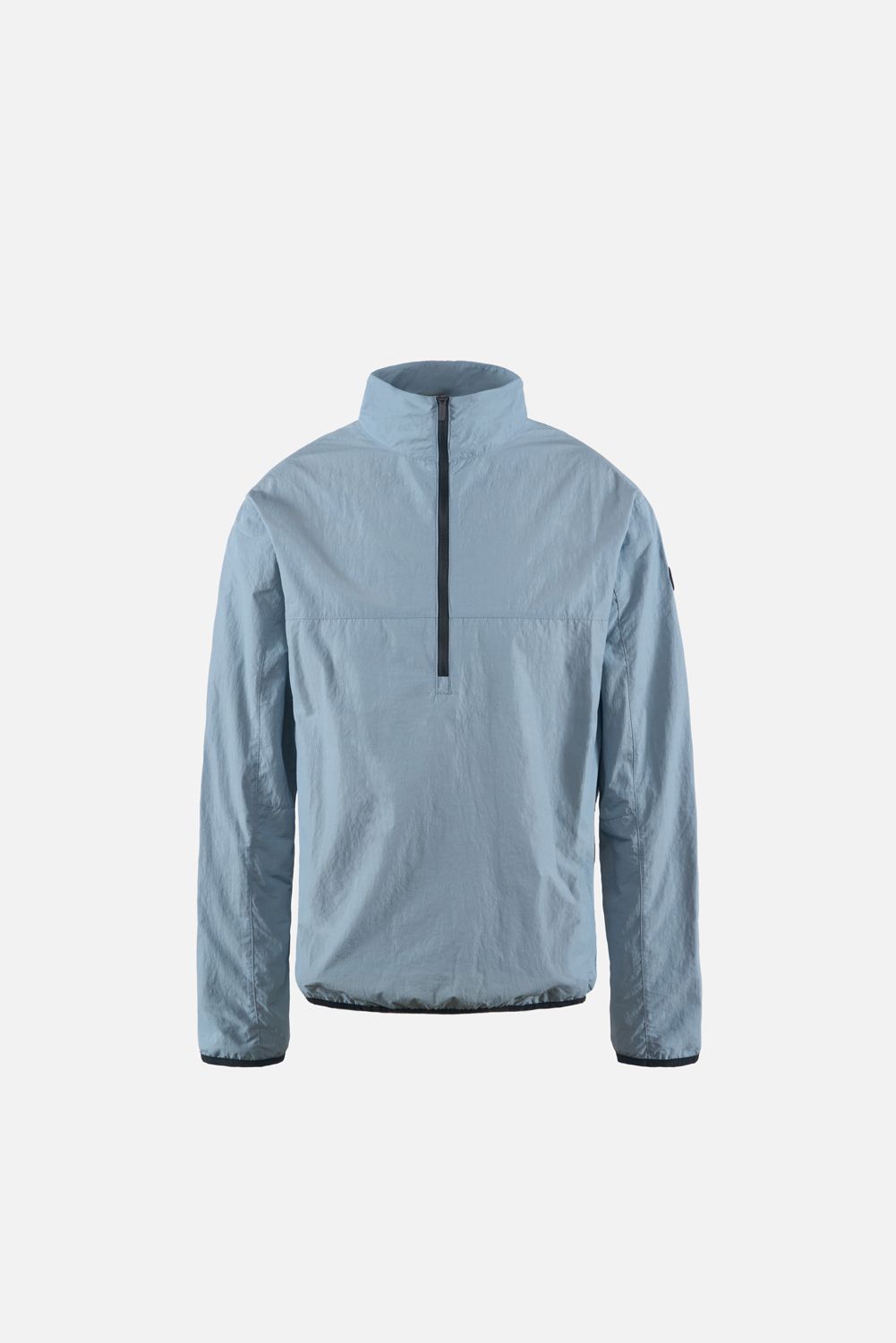 Recycled Half-Zip Shell, Pale Blue