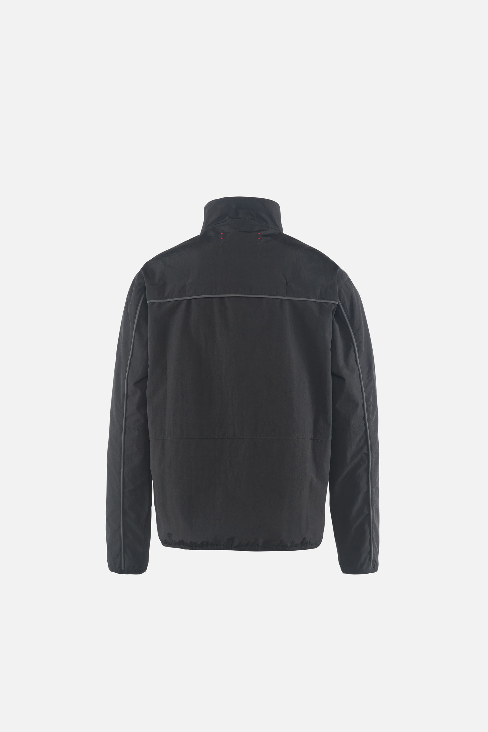 Recycled Half Zip Shell, Black