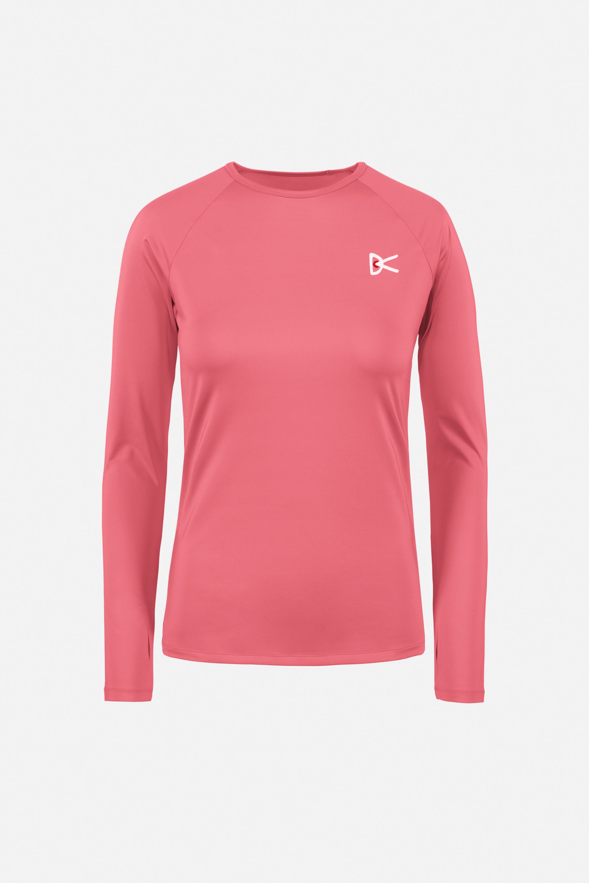 Midweight Long Sleeve Fitted Tee Rose