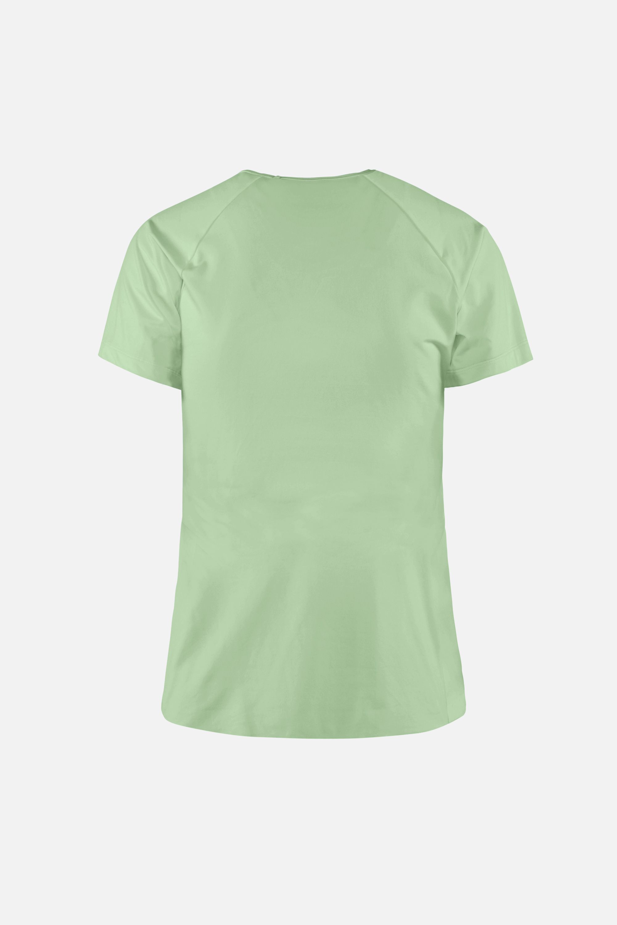 Aloe Short Sleeve Fitted Tee, Pistachio