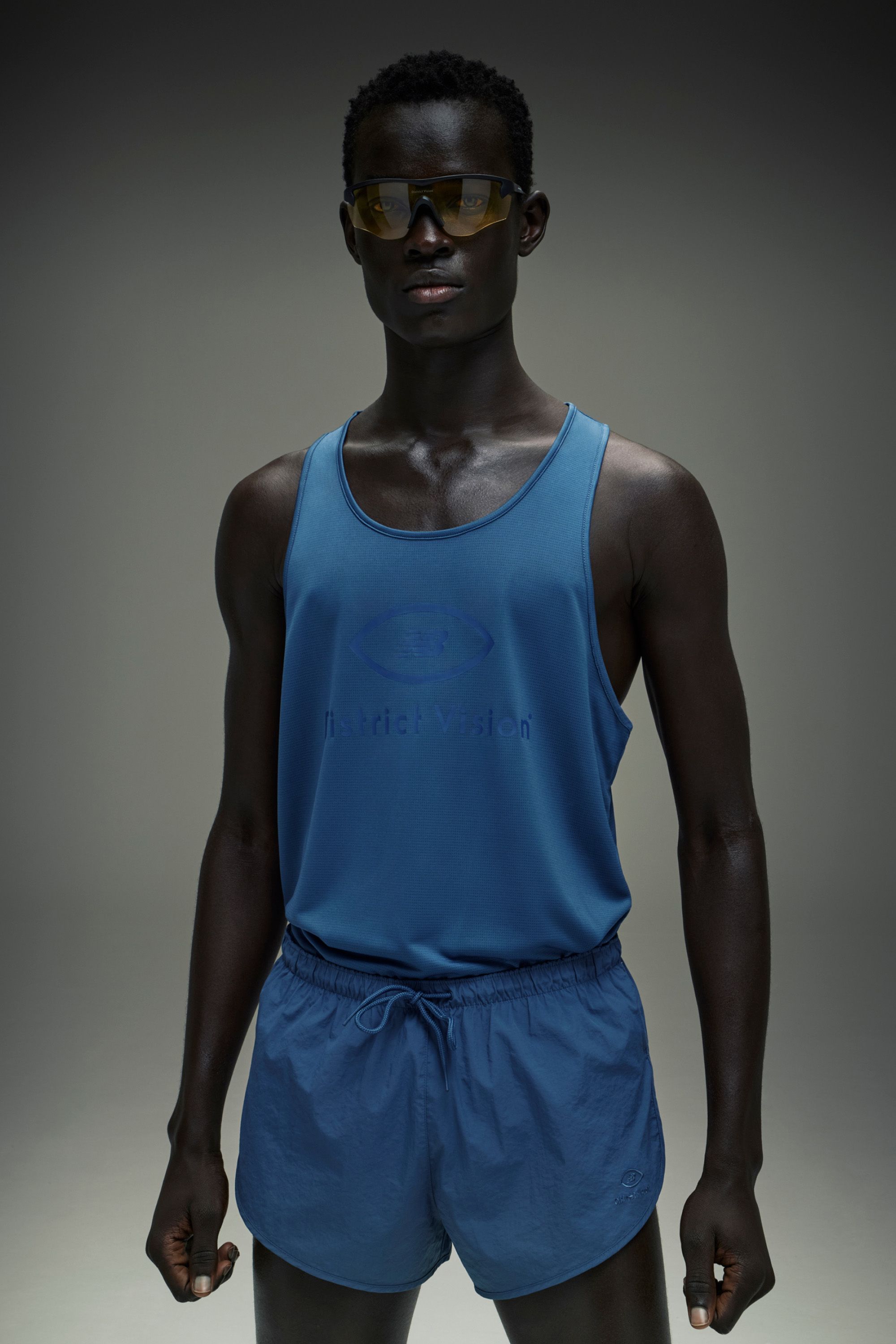 DV + NB Singlet, Vintage Blue