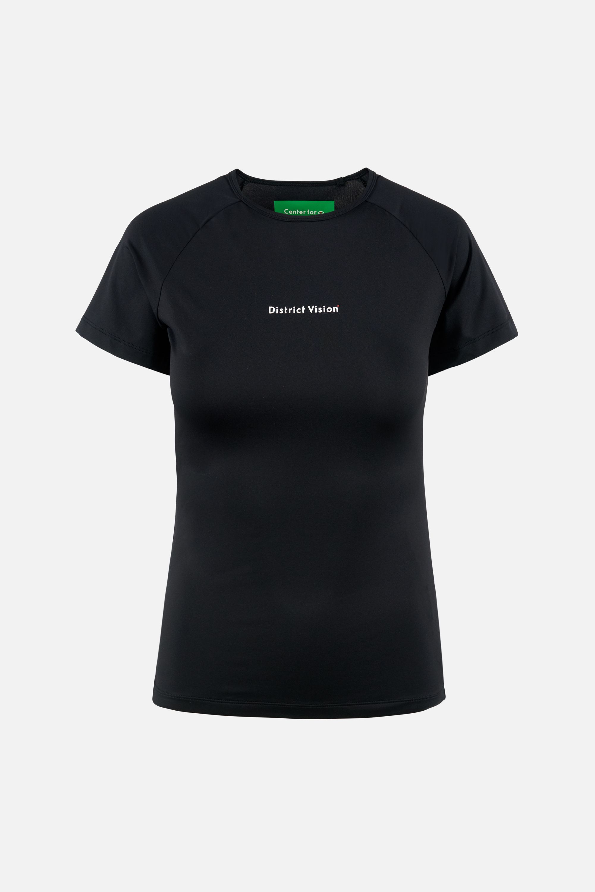 Short Sleeve Fitted Tee, Black