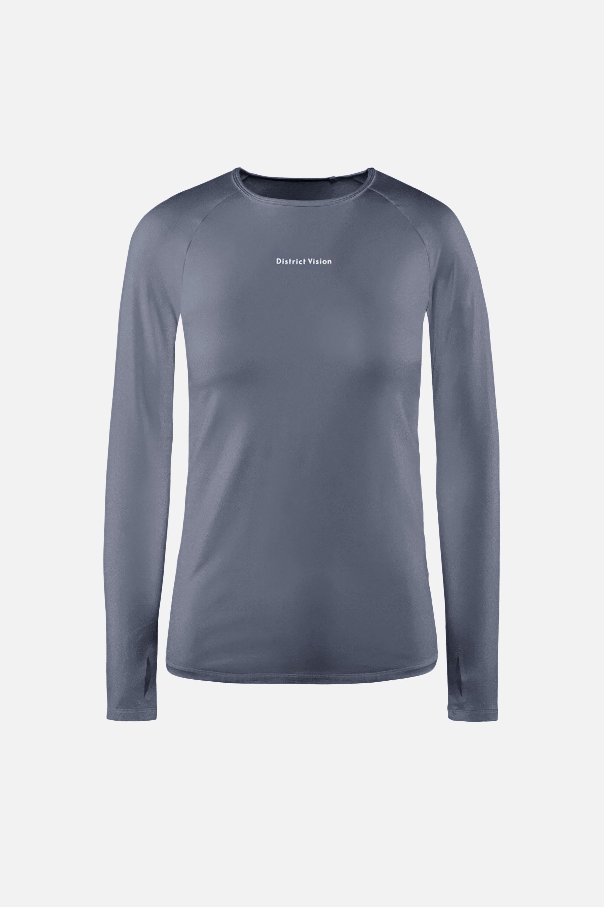 Aloe Long Sleeve Fitted Tee, Marine