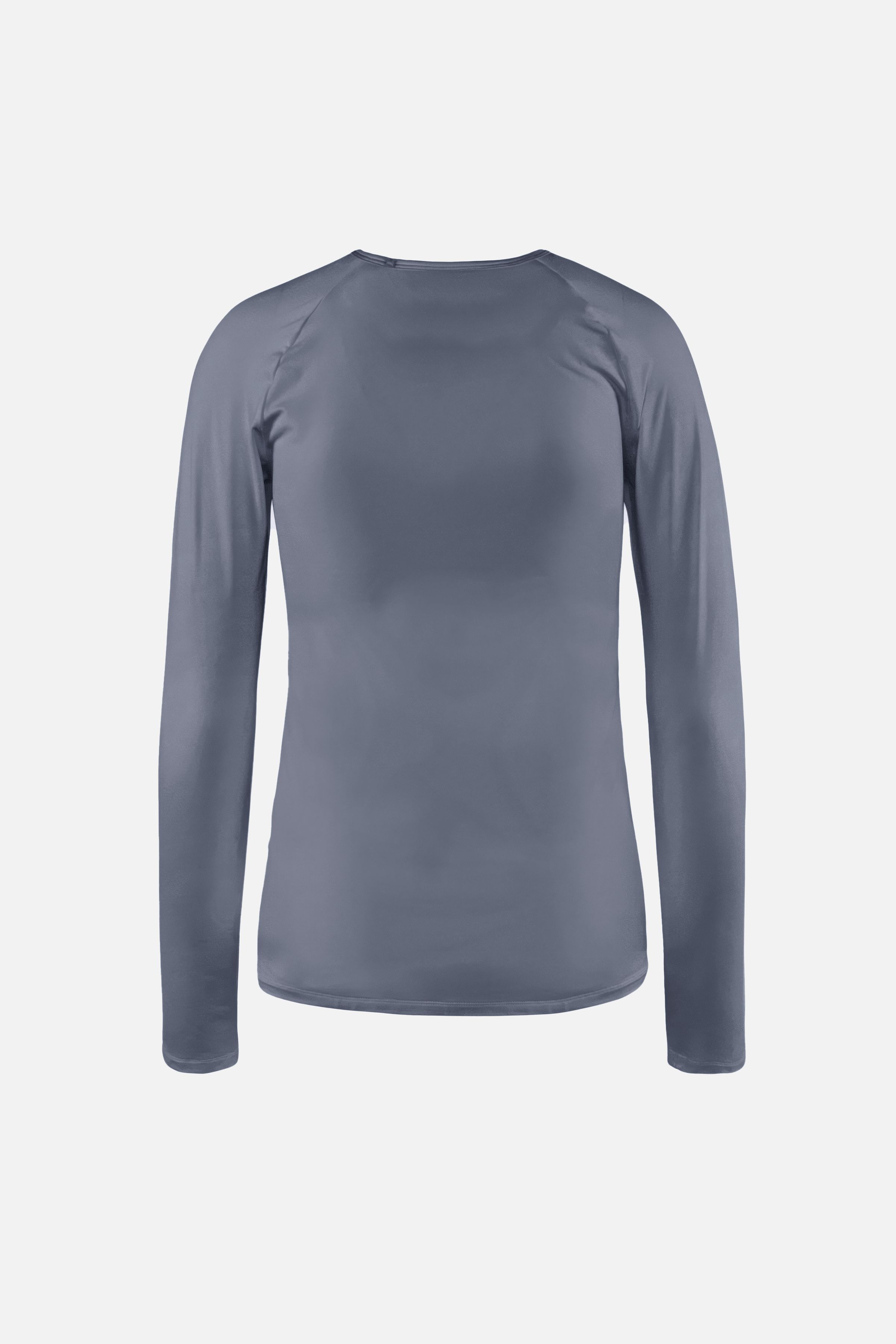 Aloe Long Sleeve Fitted Tee, Marine