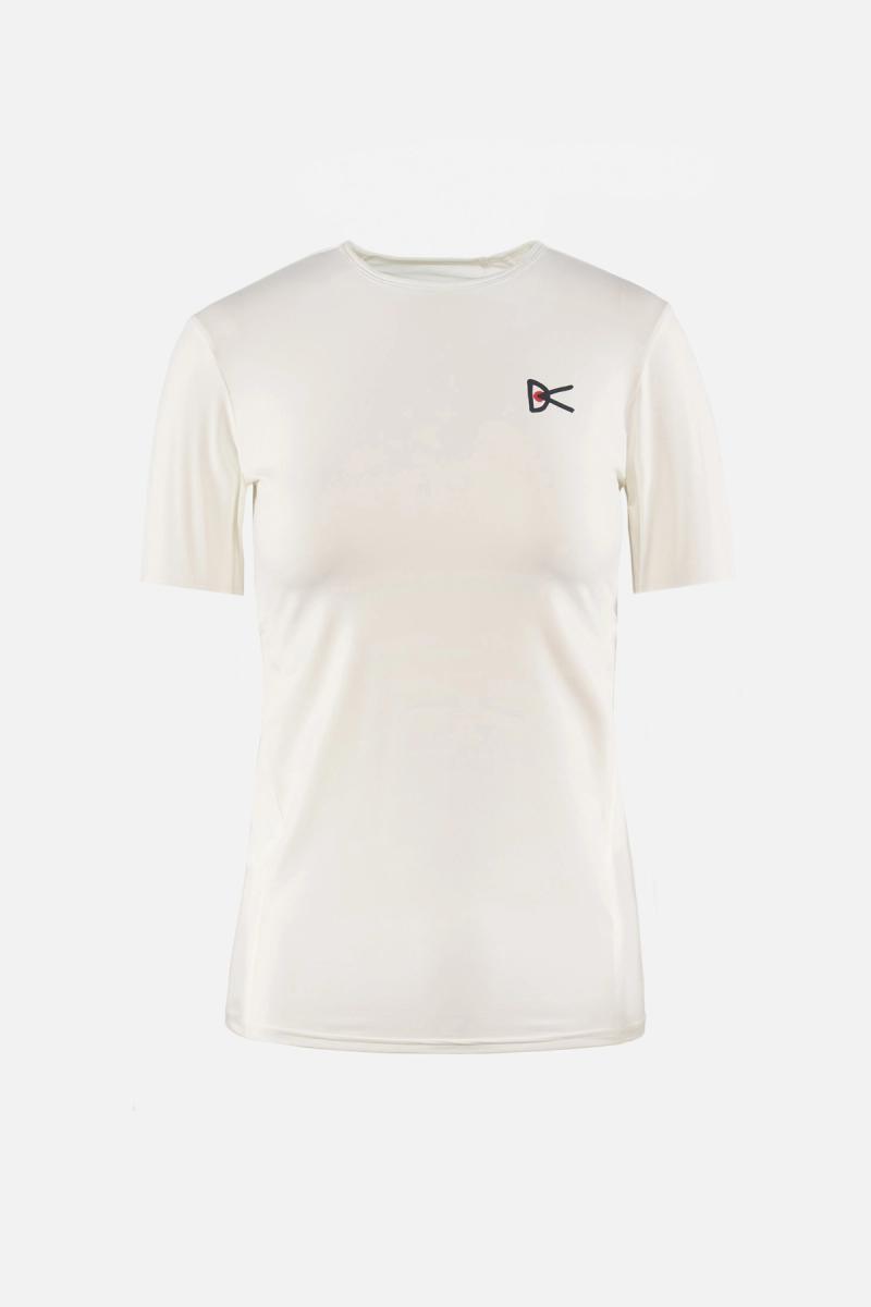 Paneled Short Sleeve Tee, Lunar White