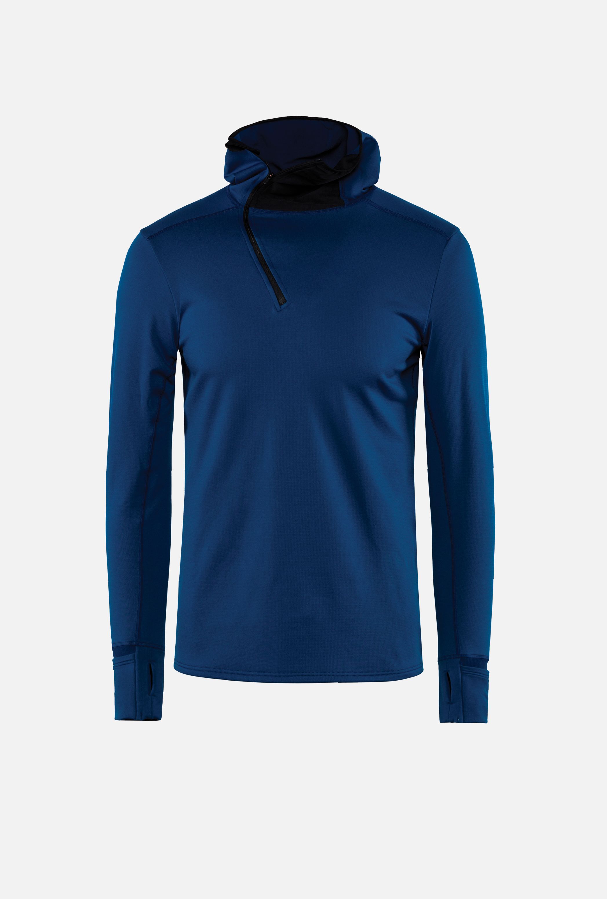 Logo-Print Thermal Tech-Jersey Half-Zip Ski Mid-Layer