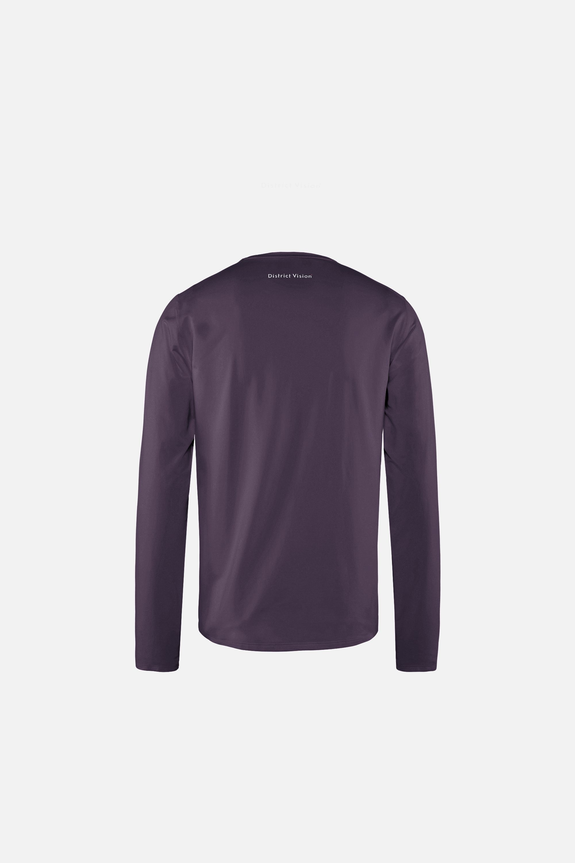 Lightweight Long Sleeve Tee, Plum