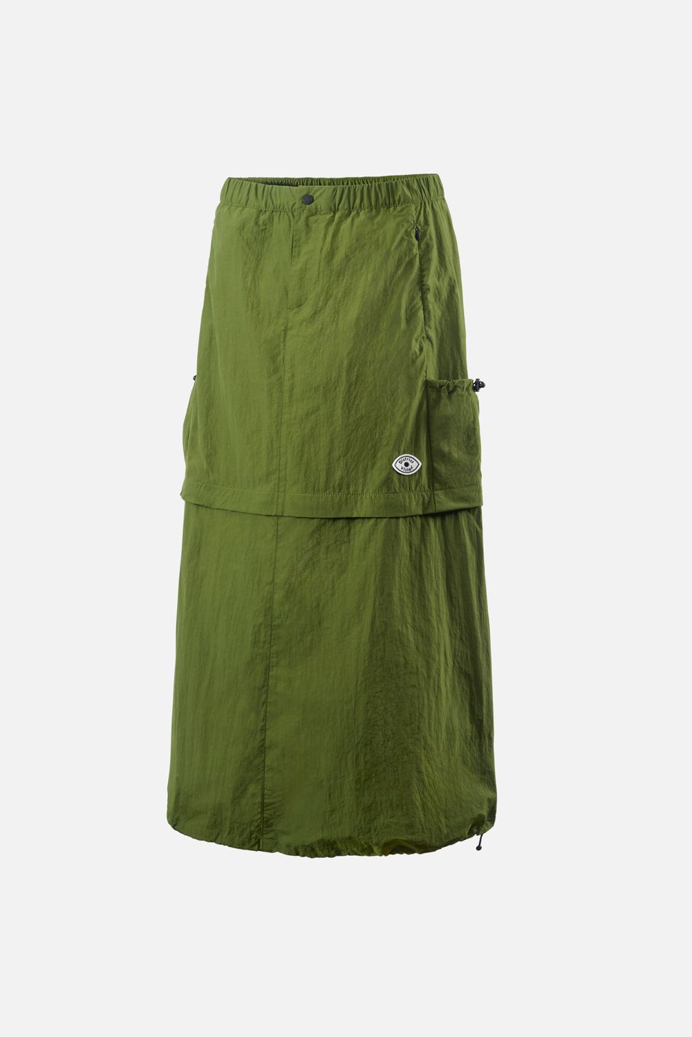 Single Layer Cargo Skirt, Lichen