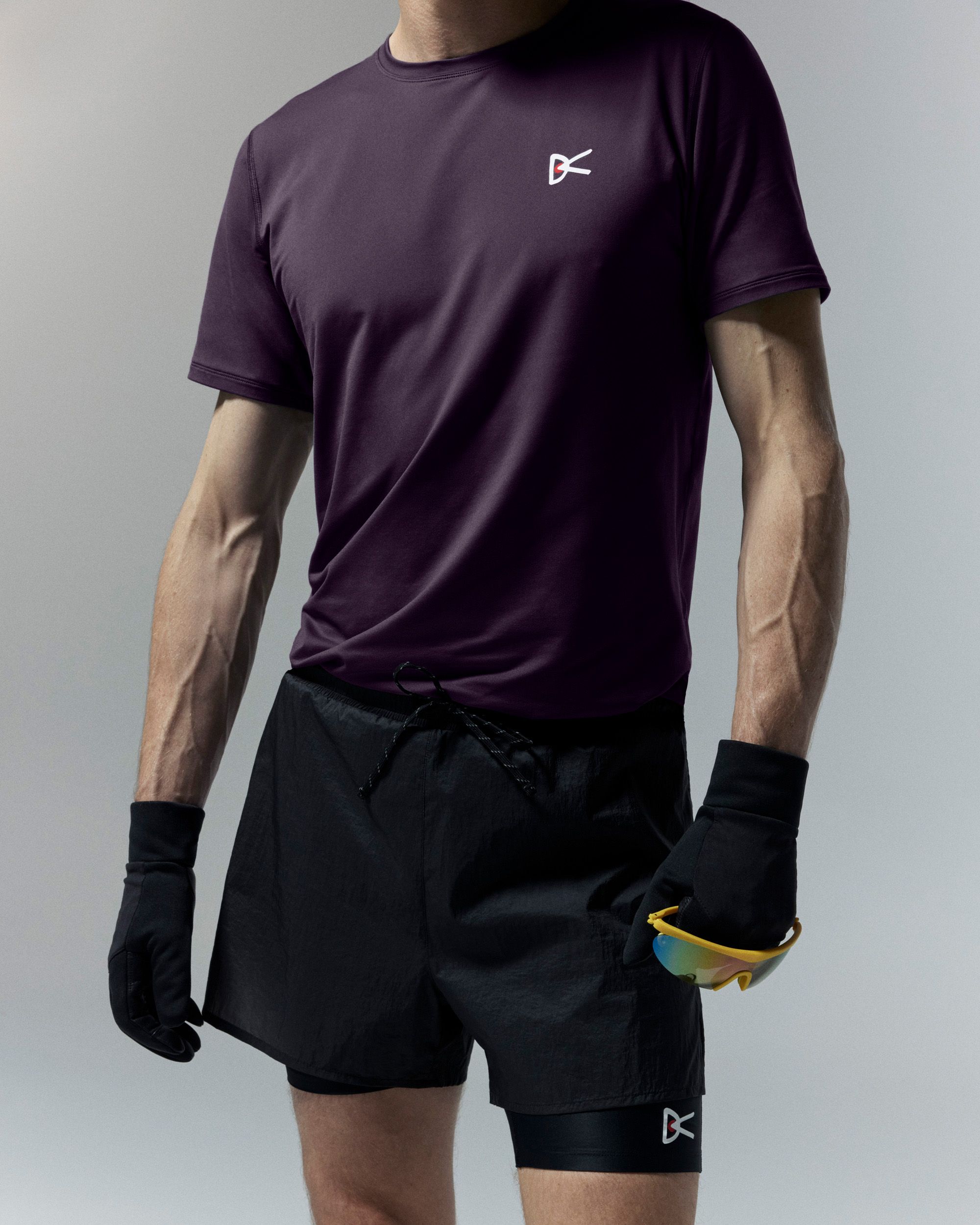 Lightweight Short Sleeve Tee, Plum