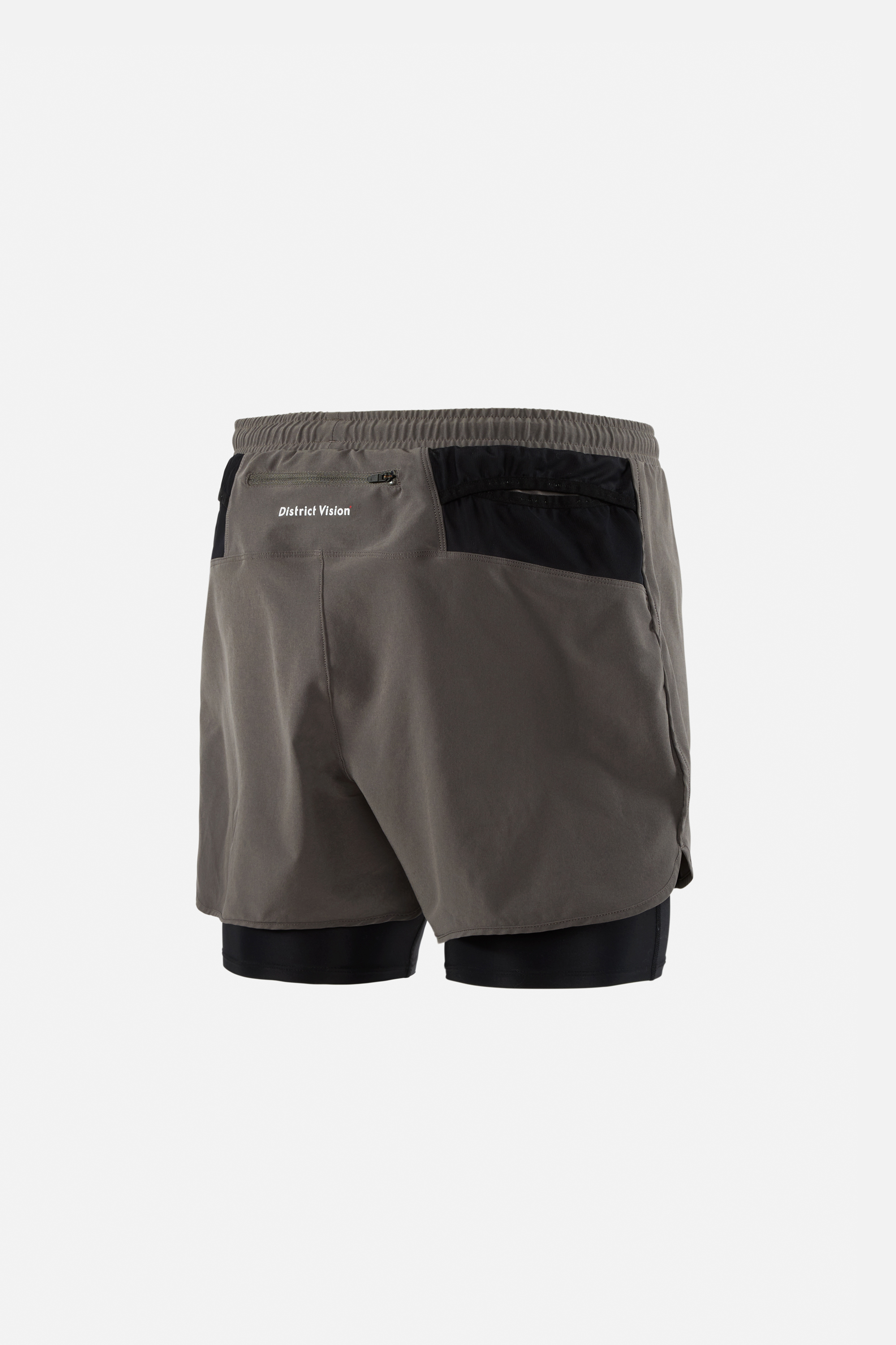 Aaron Layered Shorts, Black/Infrared