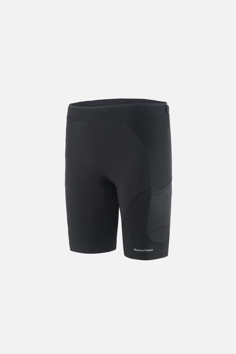 Cargo Compression Half Tights, Black