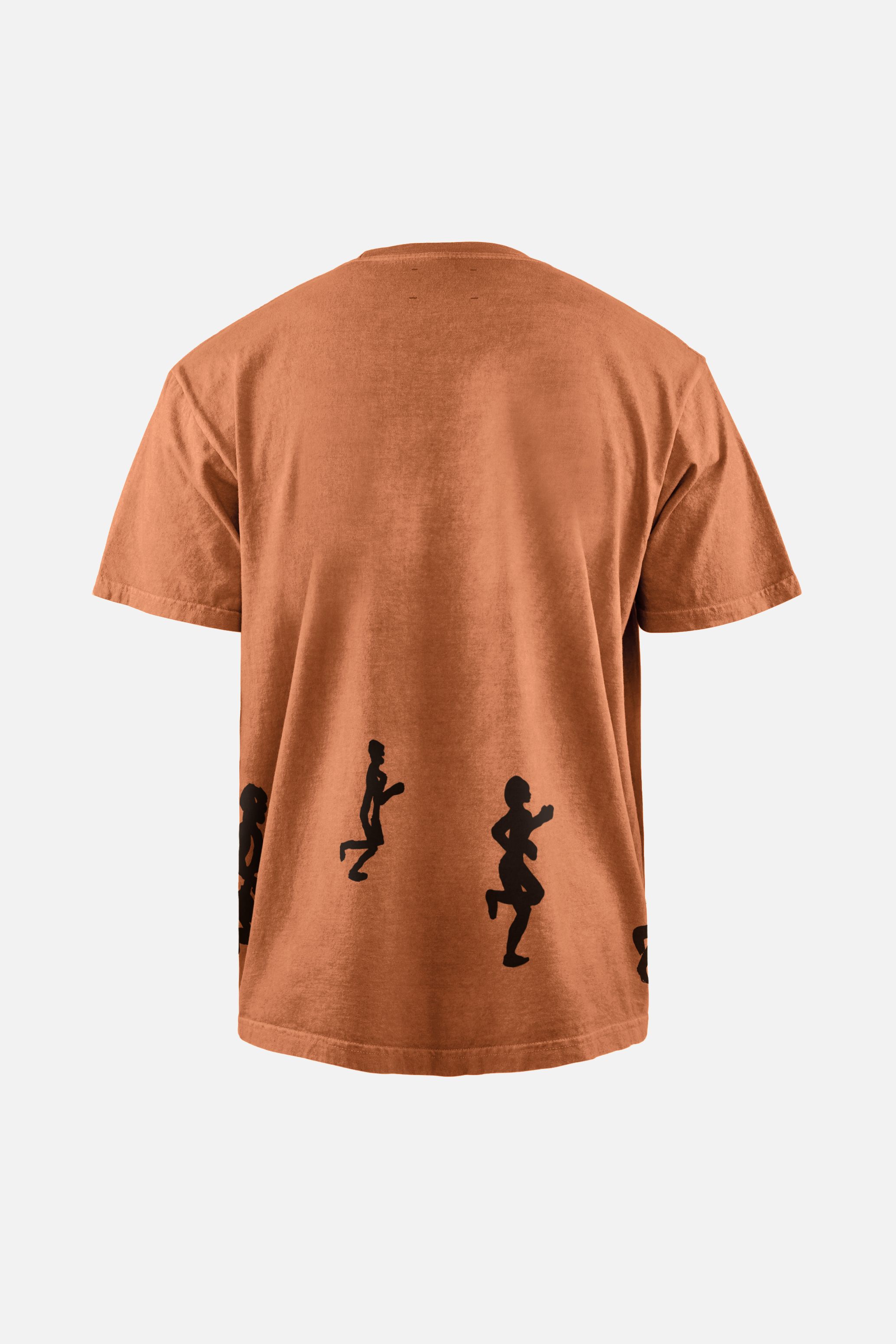 Karuna Short Sleeve T-Shirt, Rust Psychic Runners