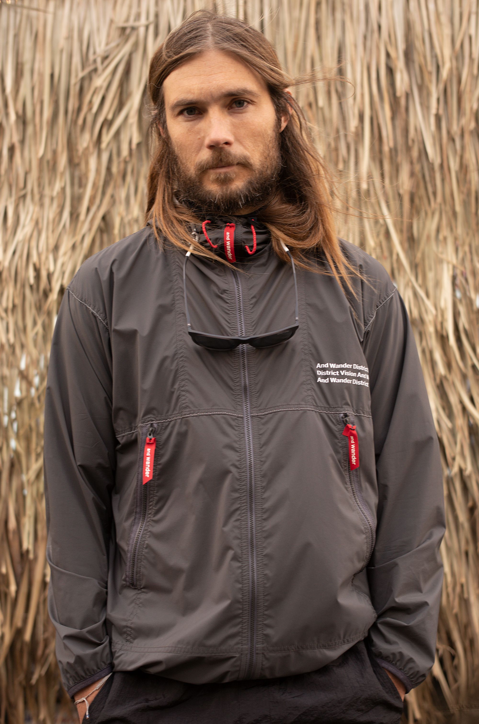 and wander beaver別注 Pertex Wind Jacket-