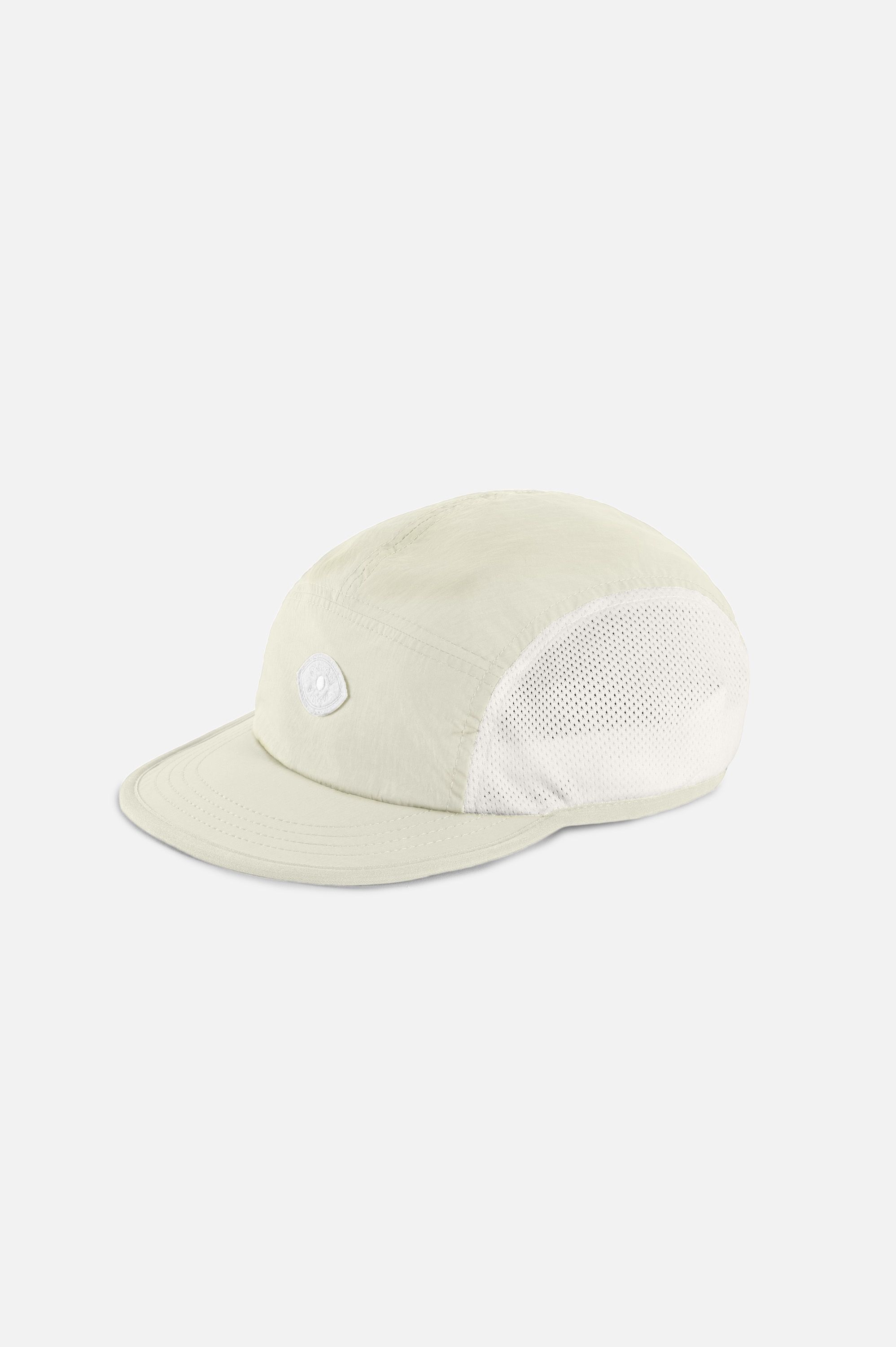 Performance Paneled Mesh Hat, Limestone