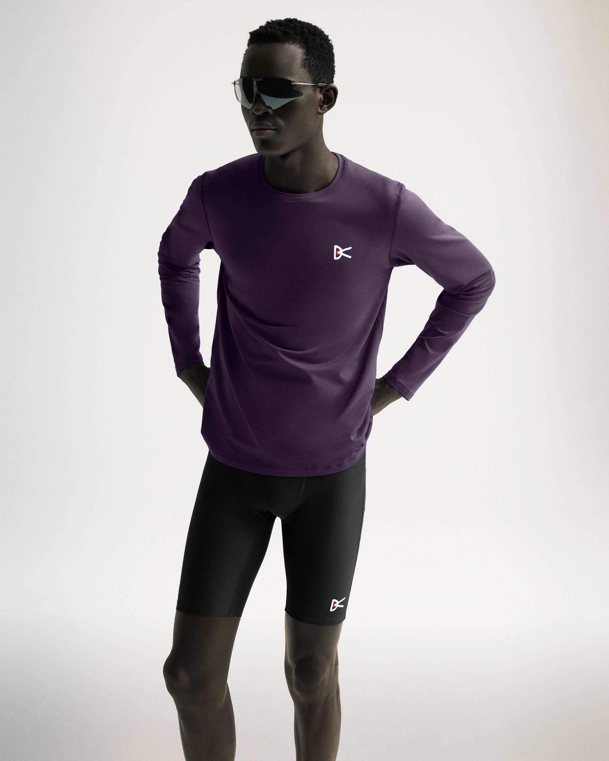 Lightweight Long Sleeve Tee, Plum