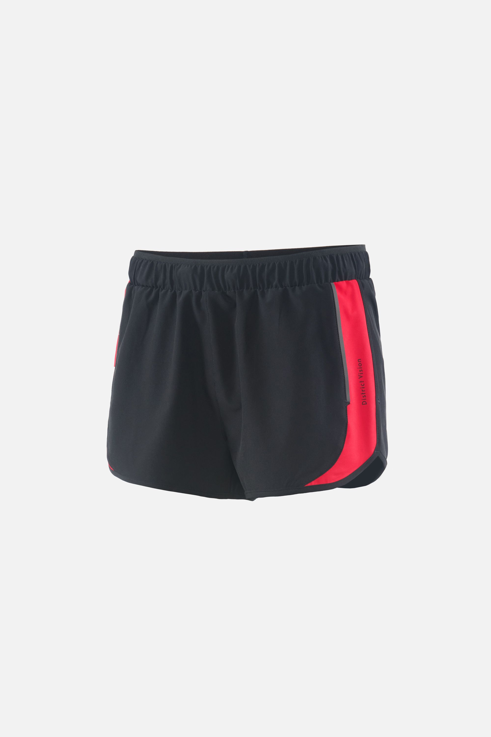 2in Paneled Training Short, Black