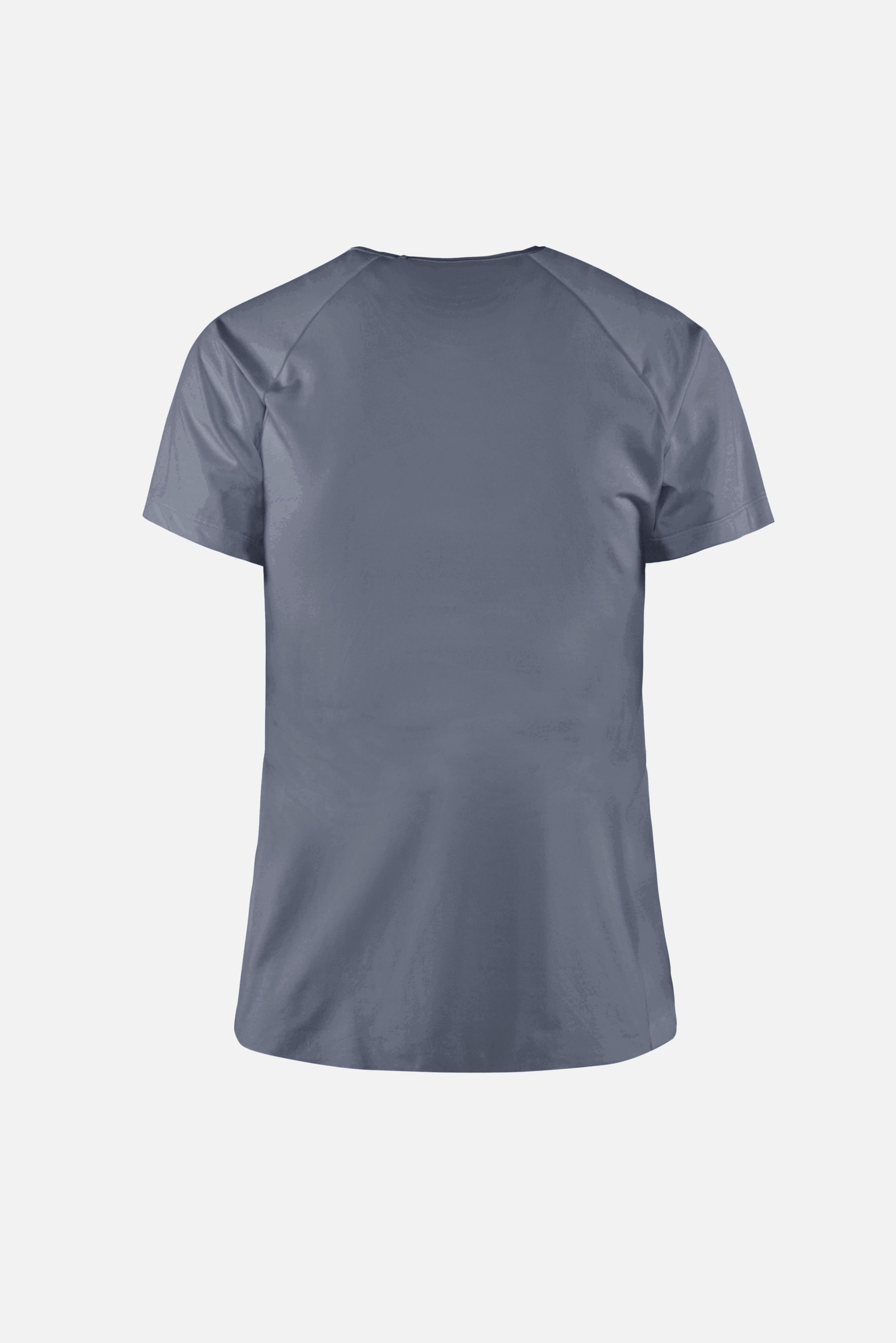 Aloe Short Sleeve Fitted Tee, Marine