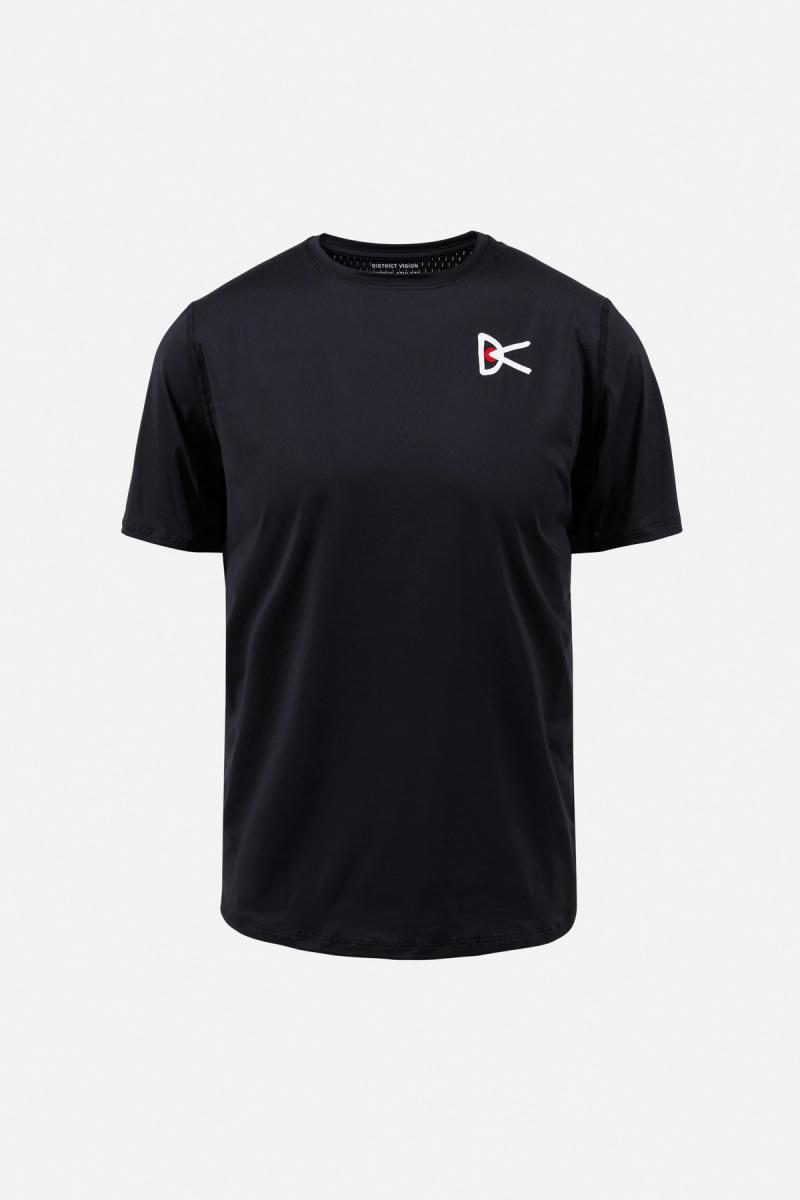 Air–Wear Short Sleeve T-Shirt, Black Runner's Academy