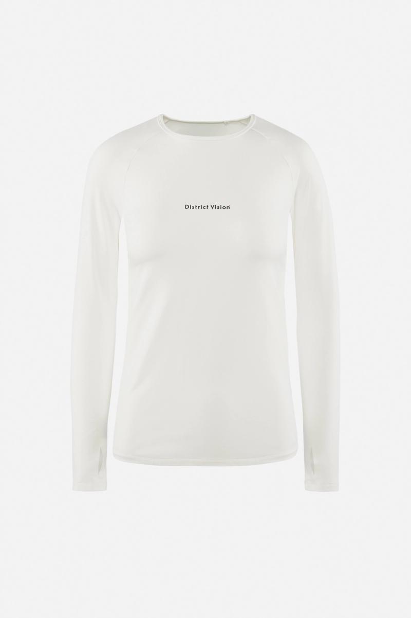 Deva Long Sleeve T-Shirt, Lunar White