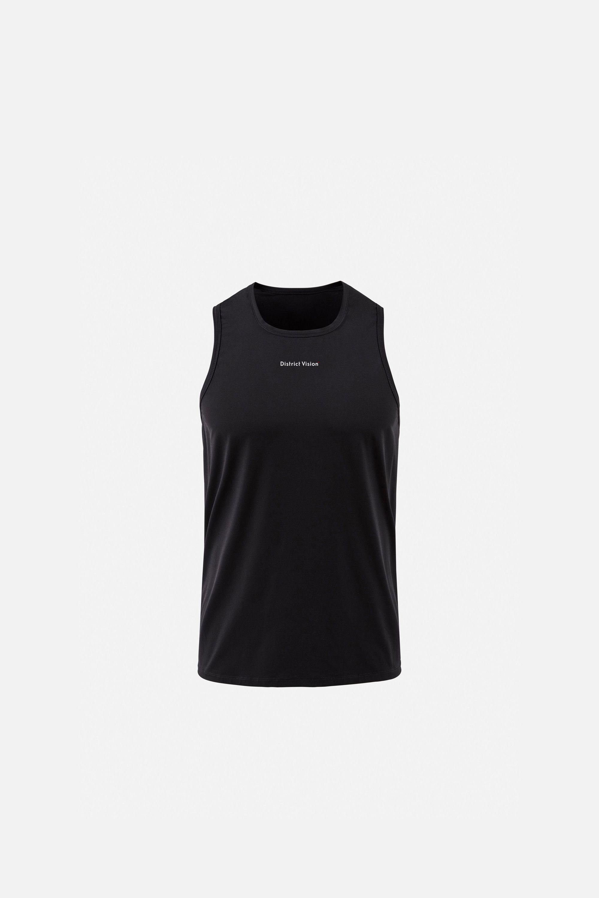 Ultralight Aloe Singlet, Black Wordmark