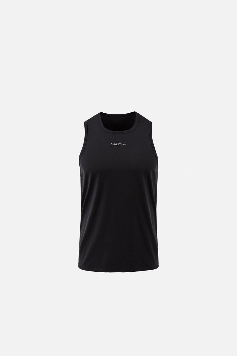 Ultralight Aloe Singlet, Black Wordmark