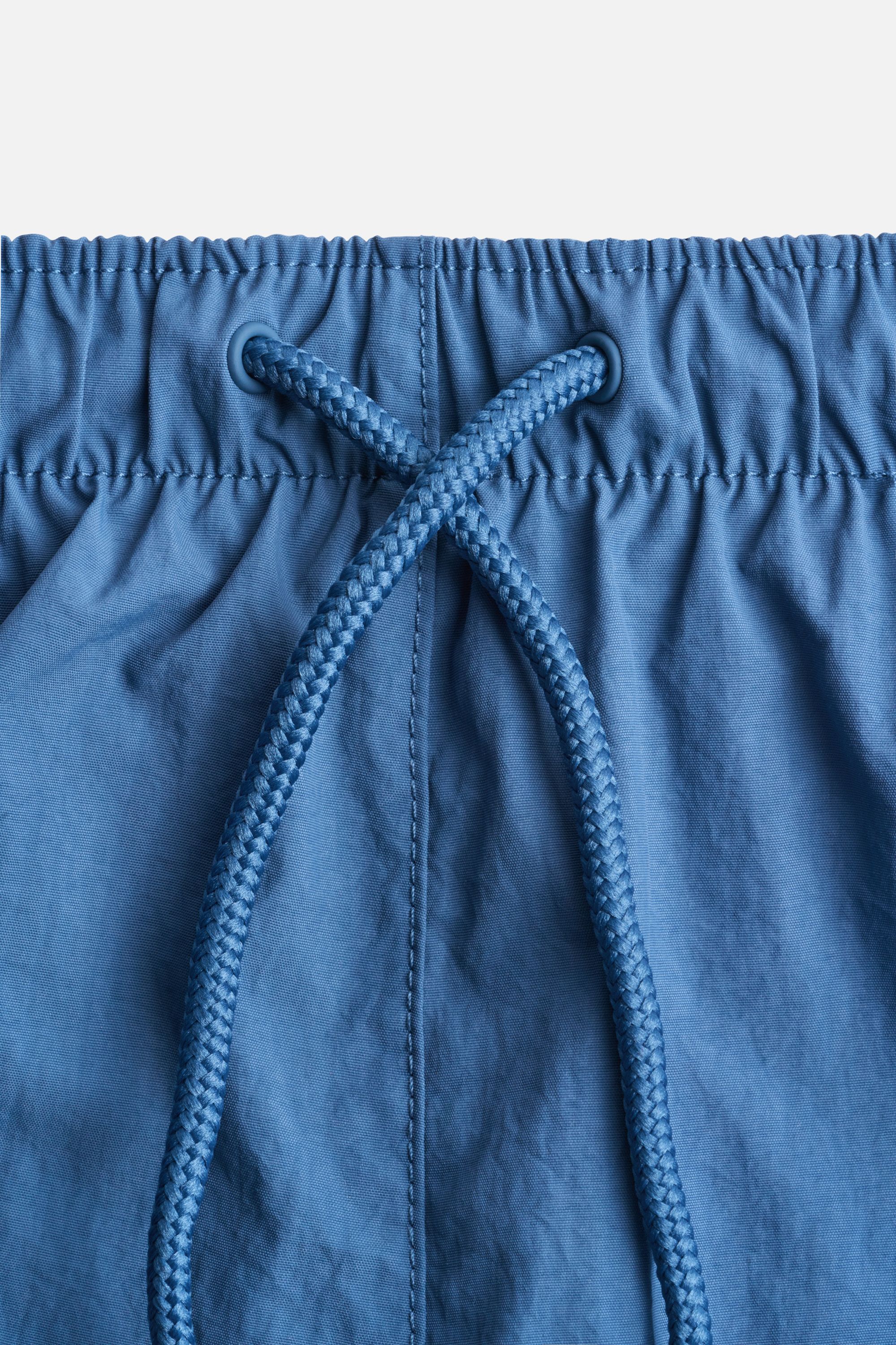 DV + NB DWR Nylon Split Shorts, Vintage Blue