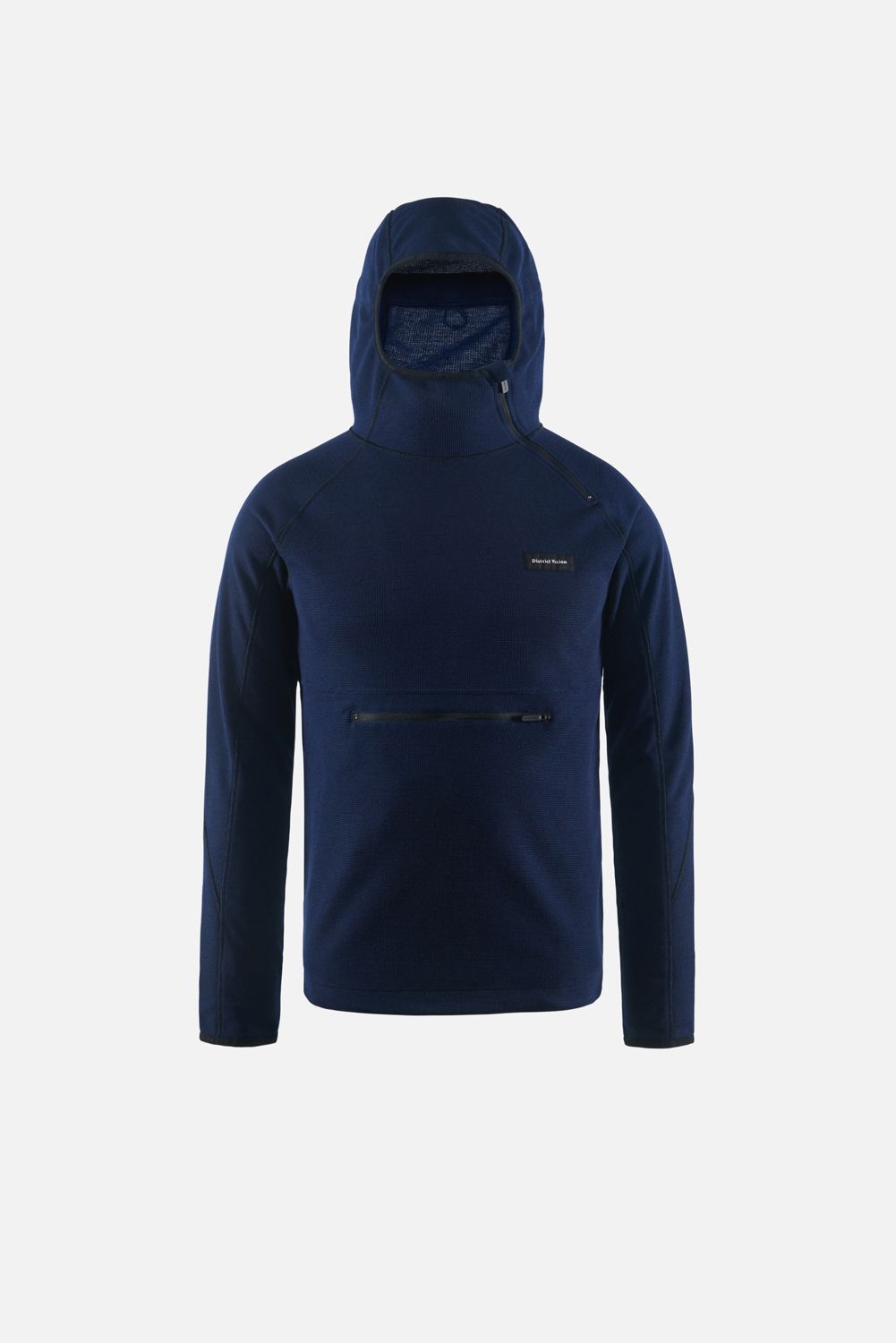 Hooded Running Midlayer, Deep Navy